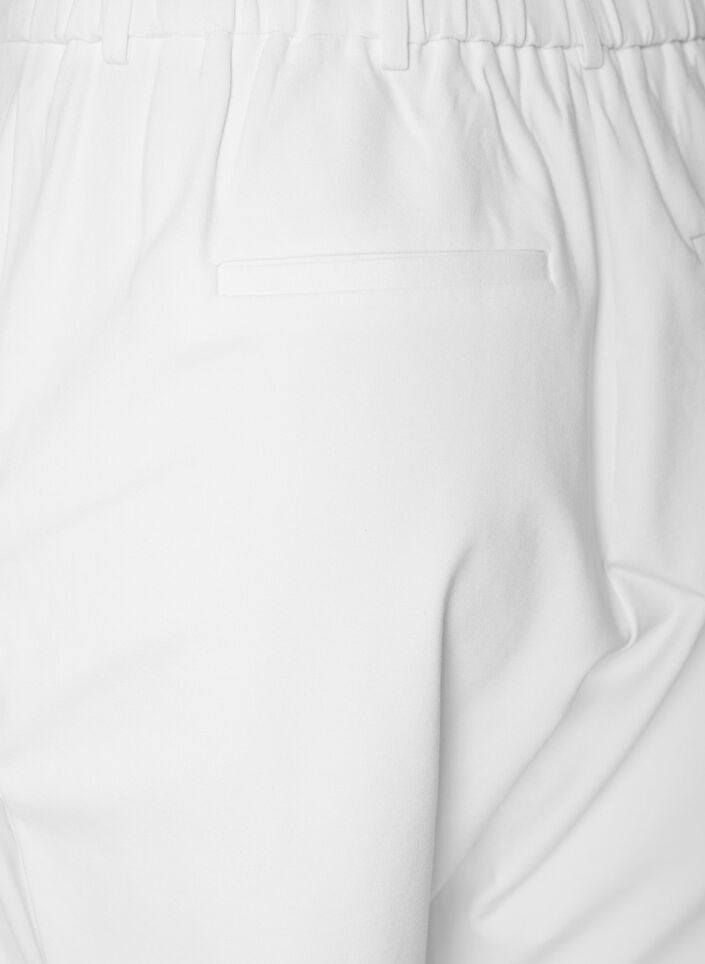 Cropped Maddison trousers, White, Packshot image number 3
