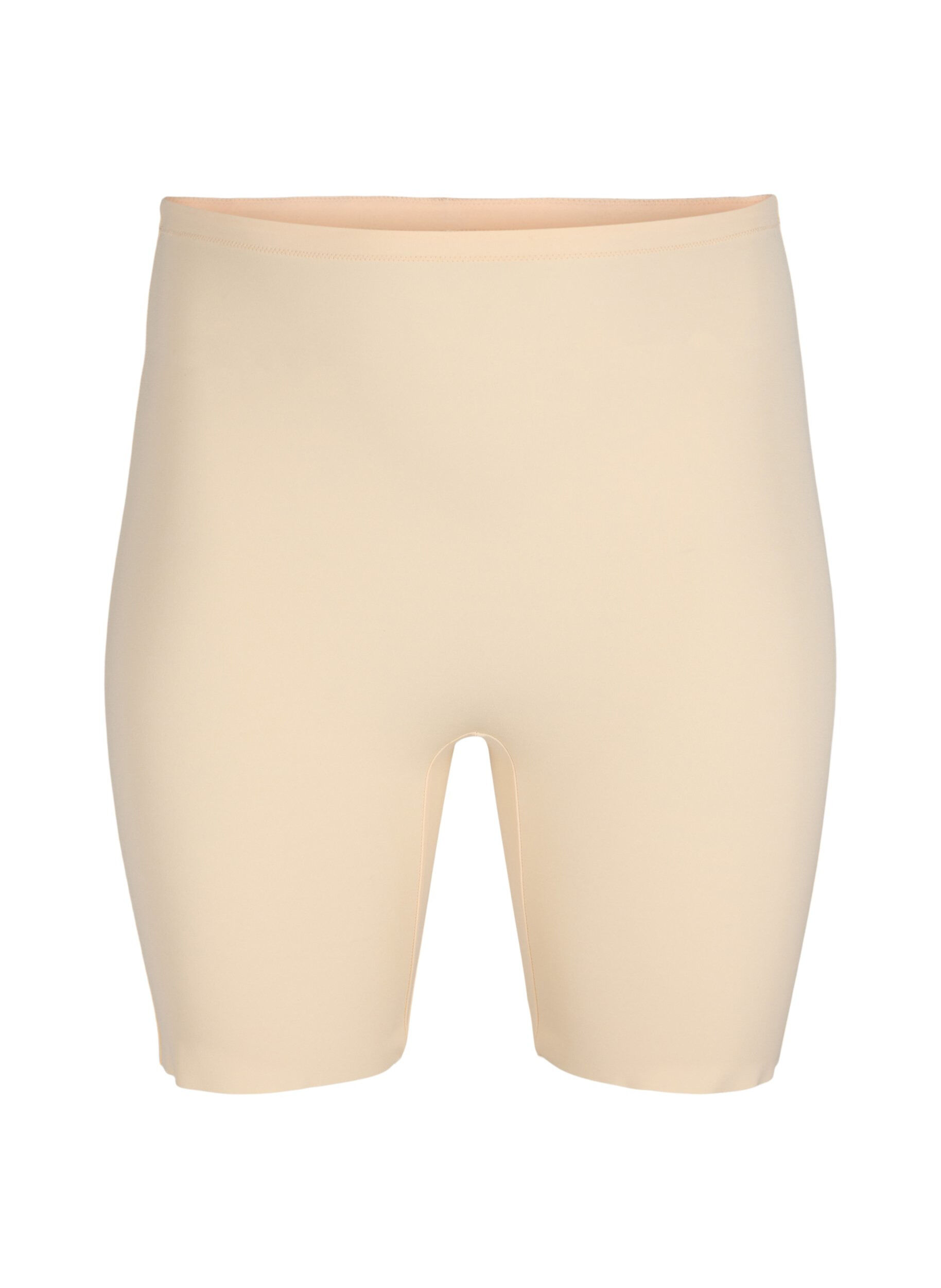Zizzifashion Light shapewear shorts with high-rise waist, Beige, Packshot image number 0