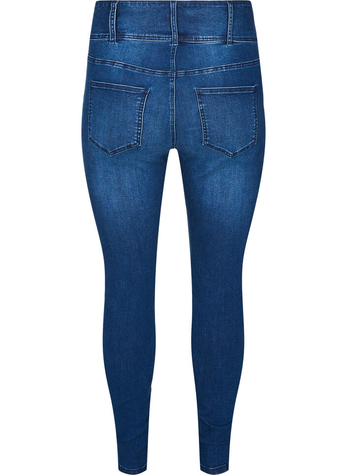 Super slim Bea jeans with extra high waist, Blue, Packshot image number 1