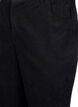 Bootcut corduroy pants with a high waist, Black, Packshot image number 2