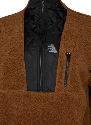 Teddy anorak with high neck and zipper, Partridge ASS, Packshot image number 2