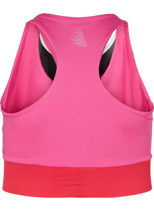 Sports bra with mesh, Fuchsia Purple, Packshot image number 1