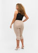 Close fitting cotton blend capris, Rainy Day, Model image number 1