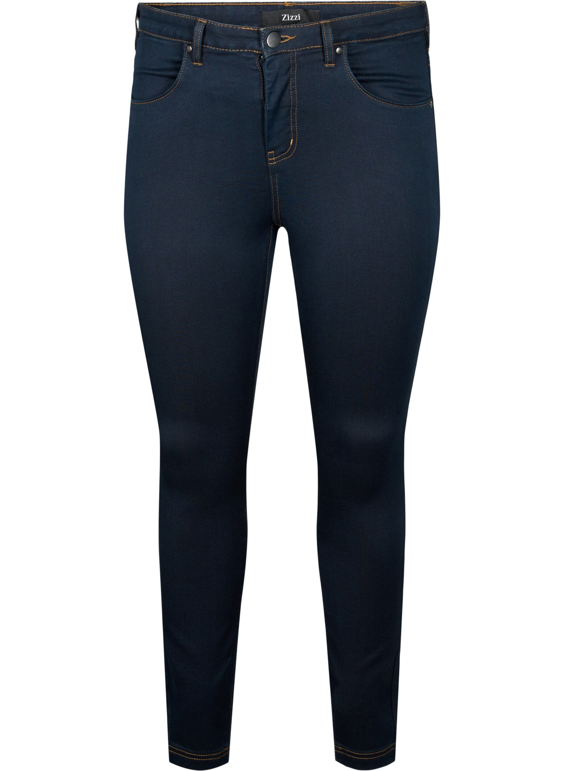 ZizzifashionSuper slim Amy jeans with high waist, Tobacco Un, Packshot image number 0