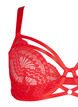 Lace bra with strings and underwire, Salsa, Packshot image number 2