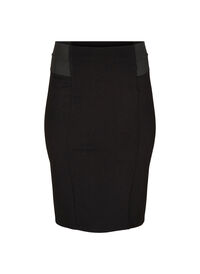Close-fitting skirt with elasticated waist