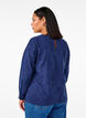 Long-sleeved blouse with embroidery, Blue, Model image number 2
