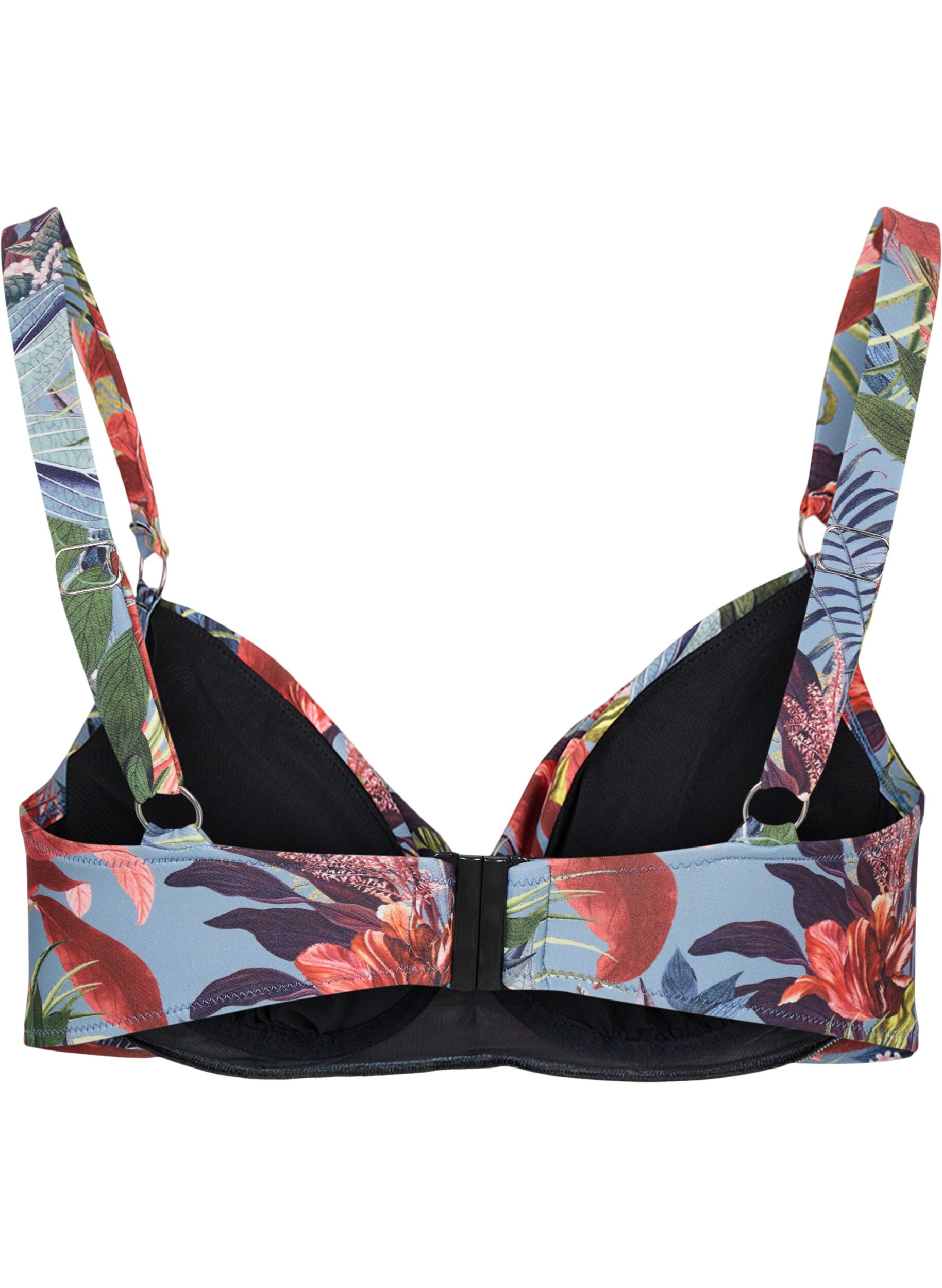 Zizzifashion Printed bikini top with underwire, Citadel AOP, Packshot image number 1