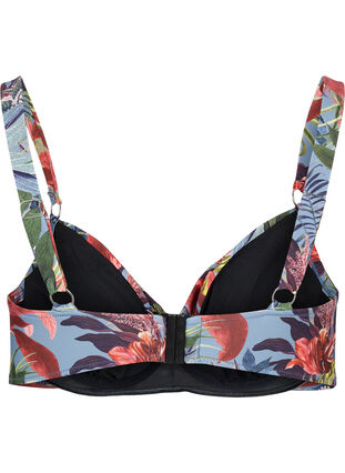 Printed bikini top with underwire, Citadel AOP, Packshot image number 1