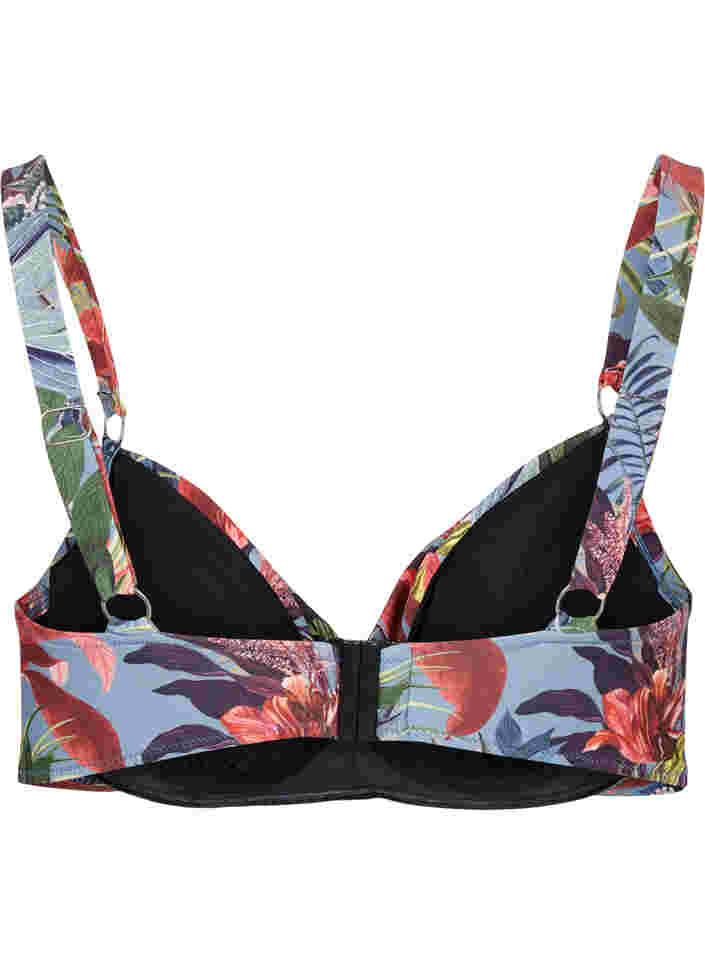 Printed bikini top with underwire, Citadel AOP, Packshot image number 1
