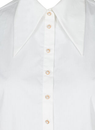 Shirt collar with pearl buttons, Bright White, Packshot image number 2
