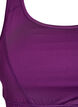 Sports bra with racerback, Purple, Packshot image number 2