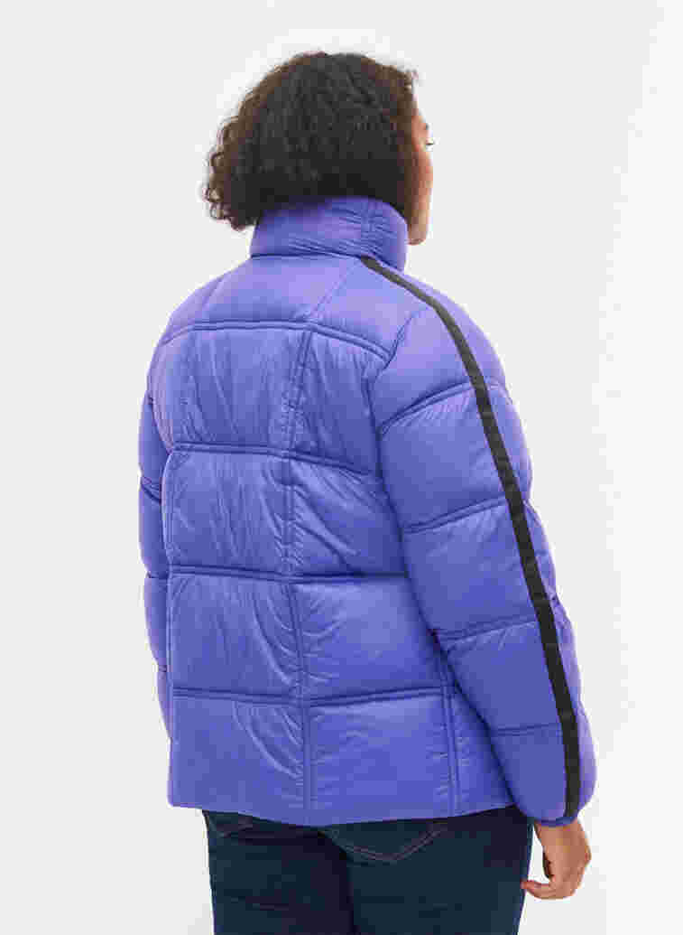 	 Short puffer jacket with zip, Ultra Violet, Model