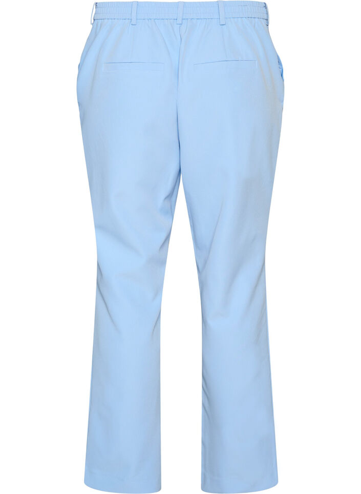 Trousers with pockets and straight legs, Light Blue, Packshot image number 1