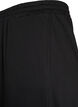 High-waisted sweatpants with wide legs, Black, Packshot image number 2