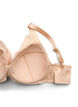 Padded lace bra with underwire, Beige, Packshot image number 3