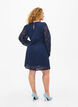 Lace dress with long sleeves, Navy Blazer, Model image number 1