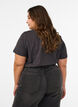 Cotton T-shirt with front print, Dark Grey, Model image number 2