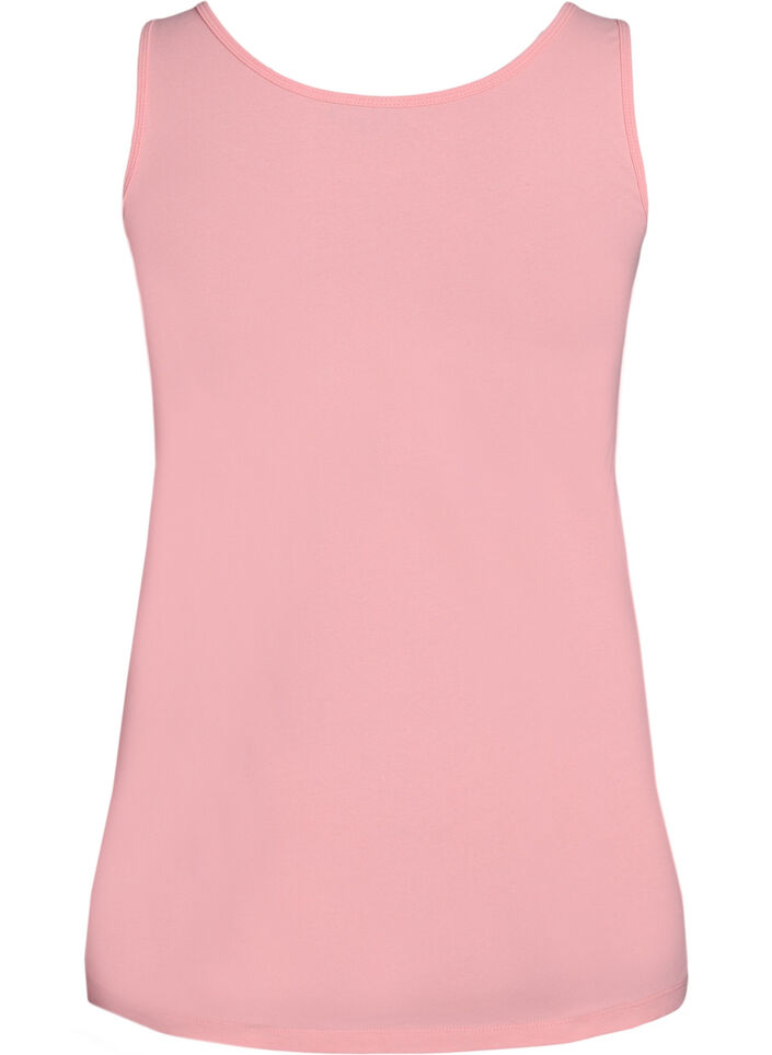 Cotton basic top, Rose, Packshot image number 1