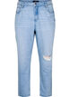 Mille Mom fit jeans with distress details, Light Blue, Packshot image number 0