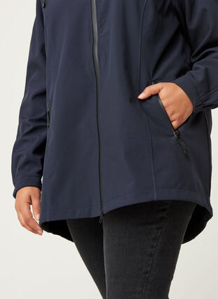 Softshell jacket, Night Sky, Model image number 4