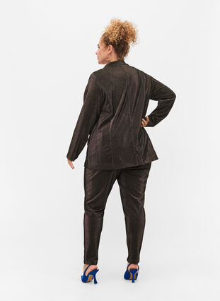 Maddison pants with glitter, Black w. Lurex, Model image number 1