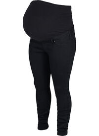 Maternity jeggings in a cotton blend