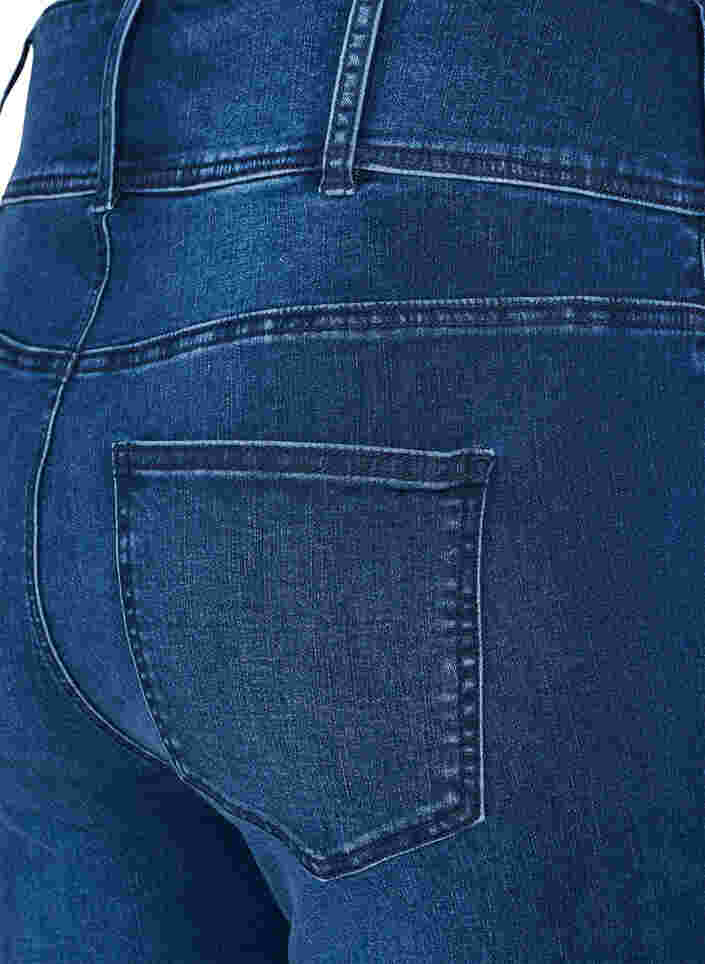 Super slim Bea jeans with extra high waist, Blue denim, Packshot image number 3