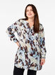 Long-sleeved tunic with print, Grey Flower AOP, Model image number 0