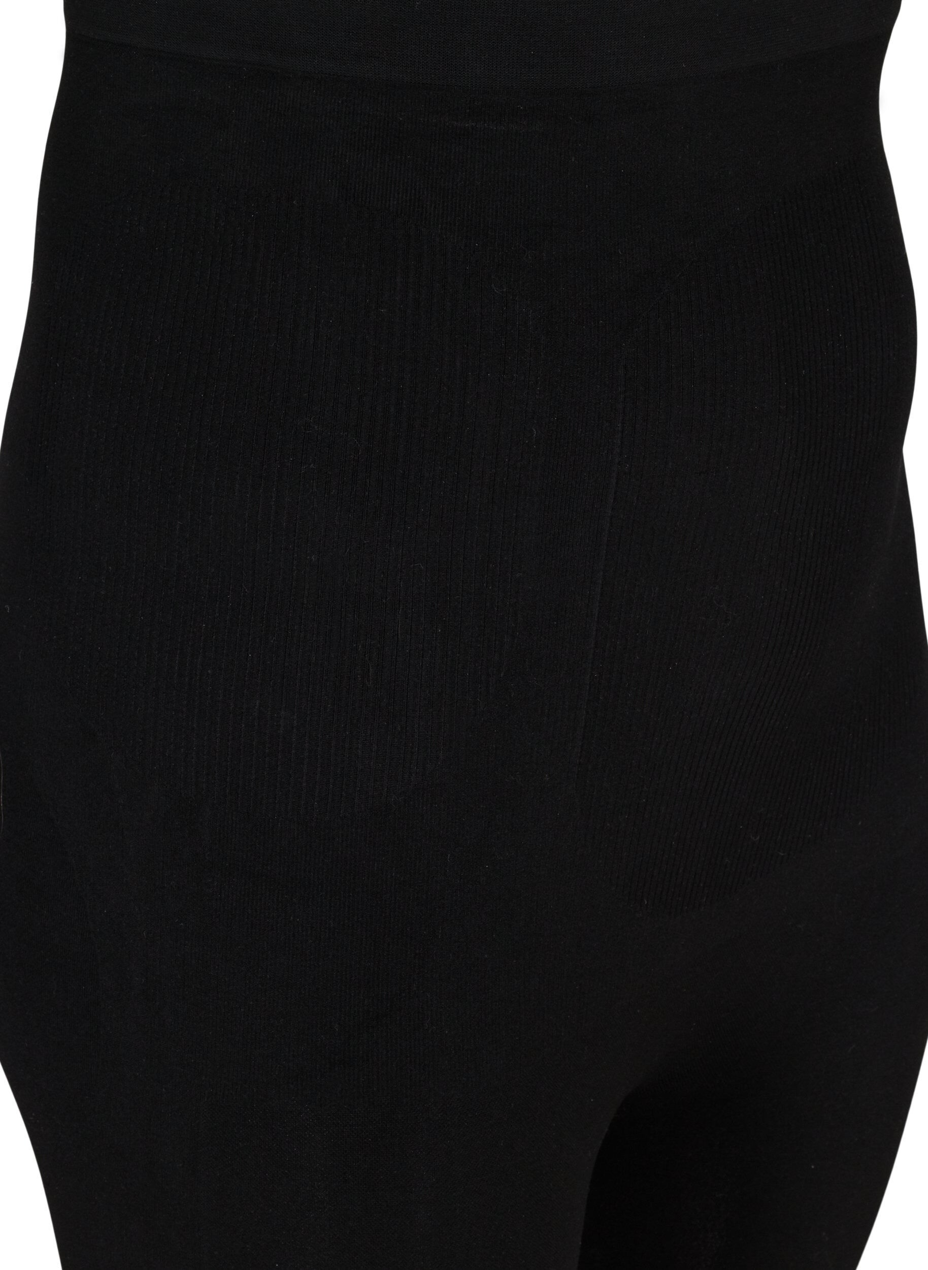 Zizzifashion Shapewear leggings with high waist, Black, Packshot image number 2