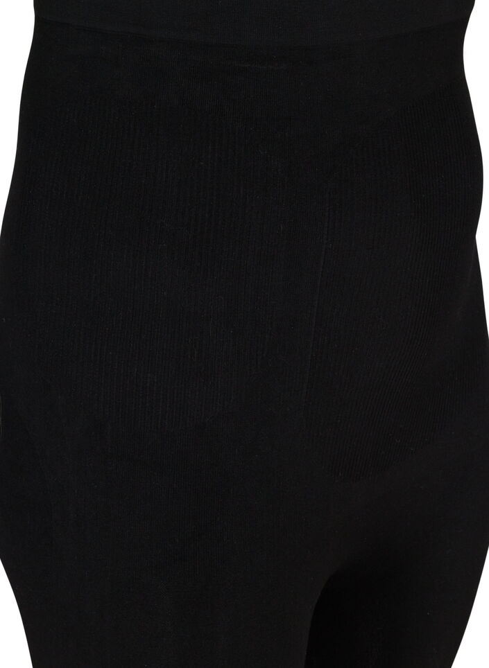 Shapewear leggings with high waist, Black, Packshot image number 2