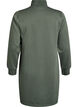 Short sweat dress with high neck, Green, Packshot image number 1