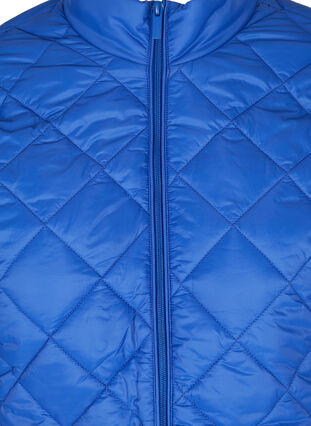 Lightweight quilted jacket with zip and pockets, Dazzling Blue, Packshot image number 2