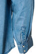 Denim shirt in lyocell with press studs, Light Blue, Packshot image number 3