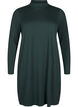 FLASH - Long sleeve dress with turtleneck, Green, Packshot image number 0