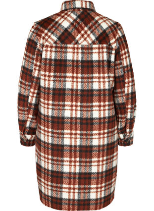 Checkered shirt jacket with chest pockets, Sequoia Check, Packshot image number 1