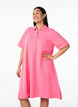 Short A-line polo dress, Pink, Model image number 1