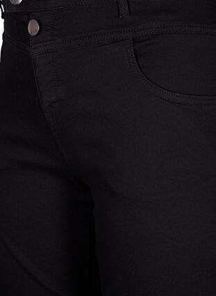 Regular fit Gemma jeans with a high waist, Black, Packshot image number 2