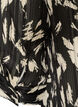 Patterned shirt with a stand-up collar and 3/4-sleeves, Black, Packshot image number 3