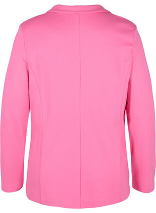 Simple blazer with button, Azalea Pink, Packshot image number 1