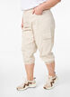 Cargo knickers with high waist, Beige, Model image number 2