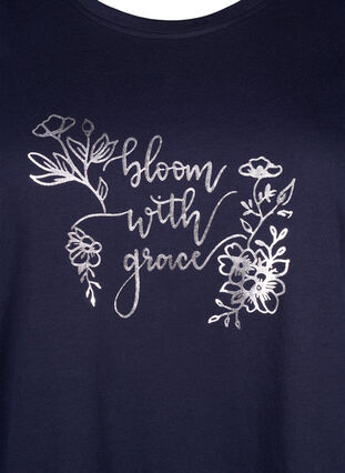 FLASH - T-shirt with motif, Navy Blazer Bloom, Packshot image number 2