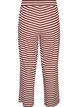Striped pyjama trousers with a high waist and wide legs, 0426, Packshot image number 1