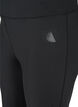 Flared workout bottoms, Black, Packshot image number 2