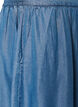 Maxi skirt with a denim look in TENCEL&trade; lyocell, Blue, Packshot image number 2