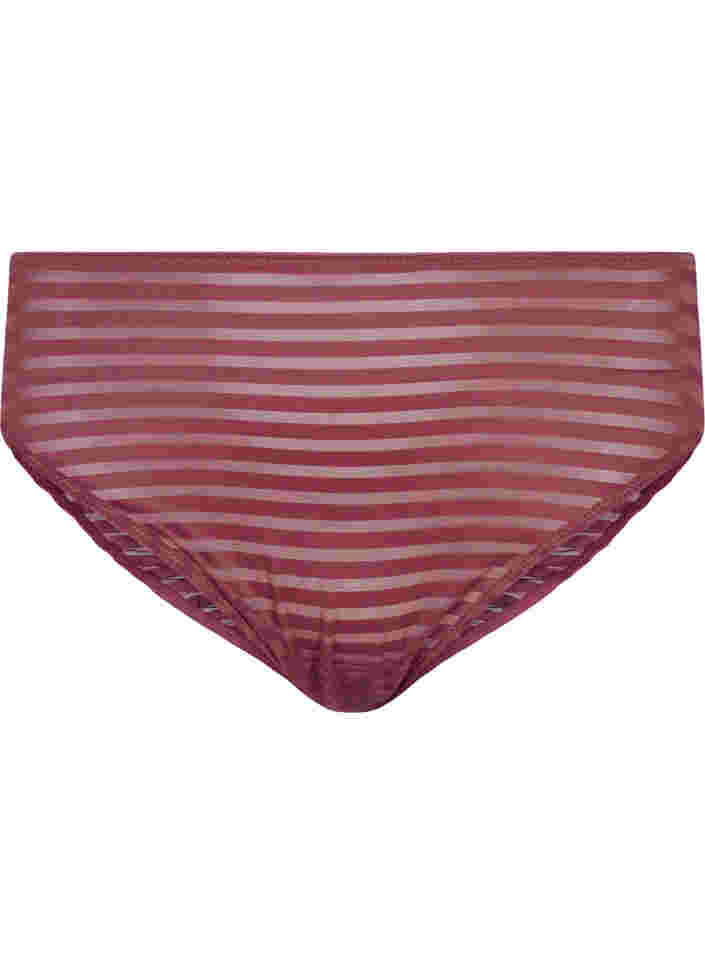 Striped tai briefs with regular waist, Nocturne ASS, Packshot image number 0