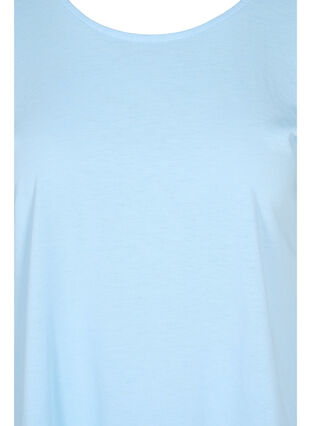 Cotton mix t-shirt, Chambray Blue, Packshot image number 2