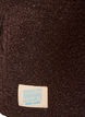 Fleece vest with press buttons and side pockets, Brown, Packshot image number 3