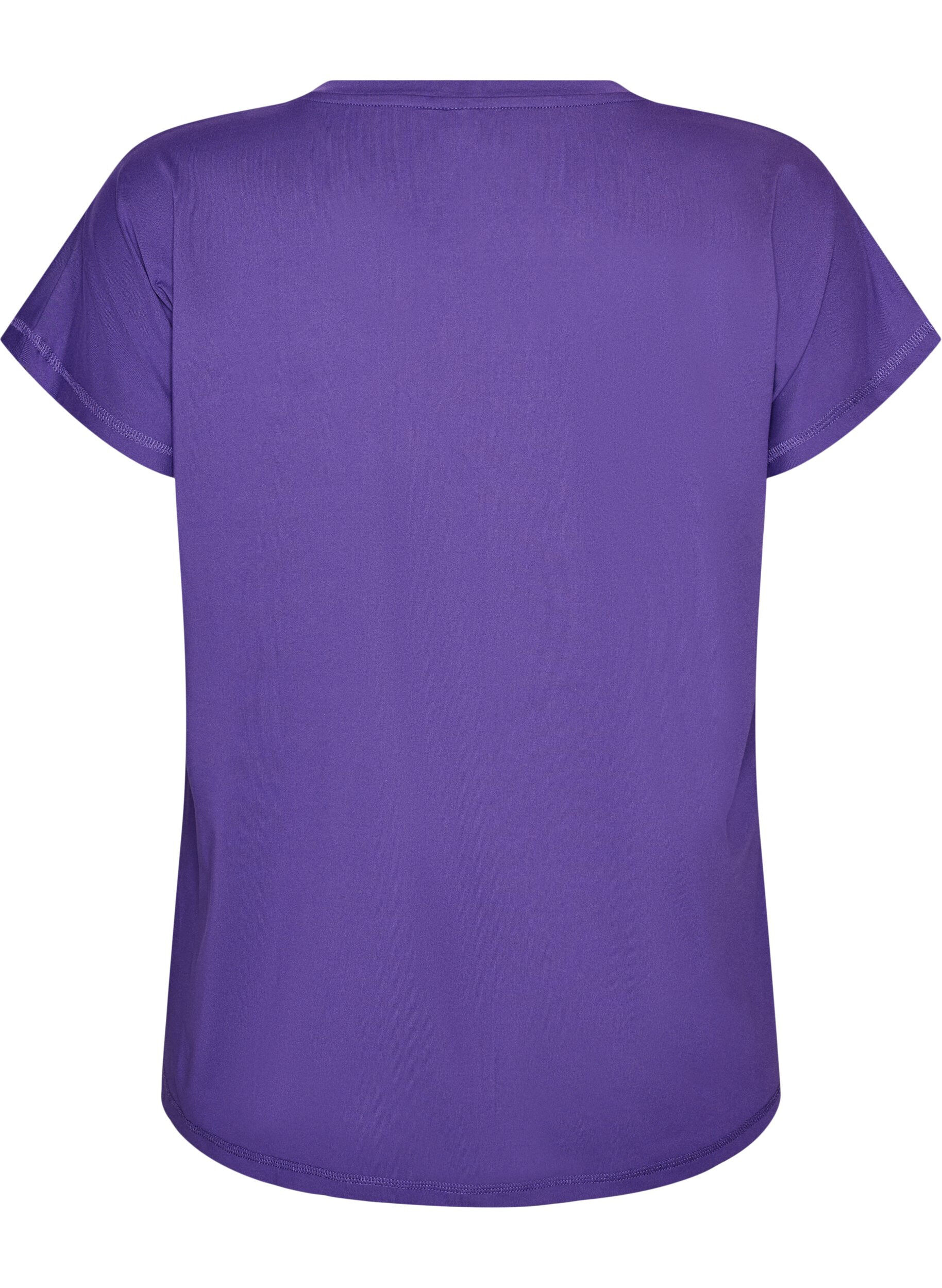 ZizzifashionSolid-coloured training T-shirt, Purple, Packshot image number 1