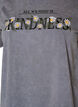 Cotton T-shirt with a washed look and embroidered motif, Grey, Packshot image number 2